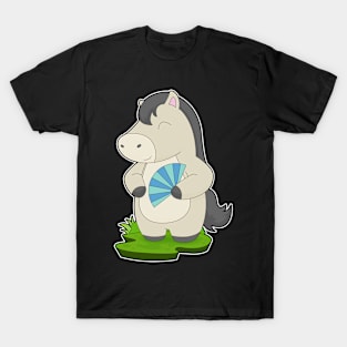 Horse Hand fan T-Shirt